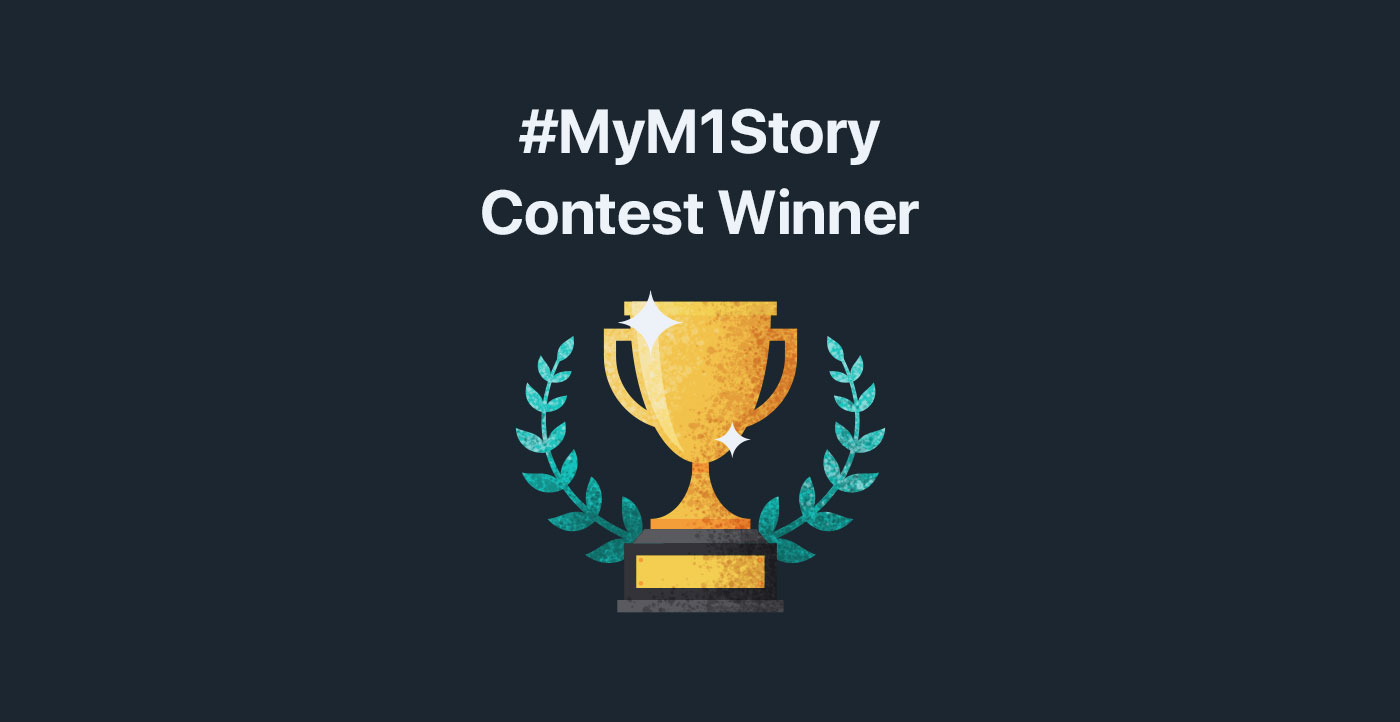 My M1 Story Contest winner badge