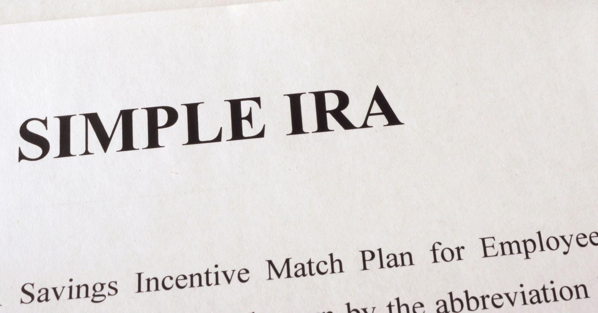 Simple Ira Savings Incentive Match Plan For Employees 2013