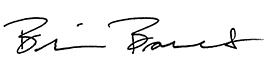 Brian Barnes Signature