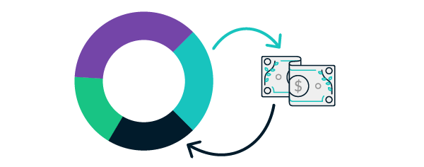 Transfer money from one slice to another