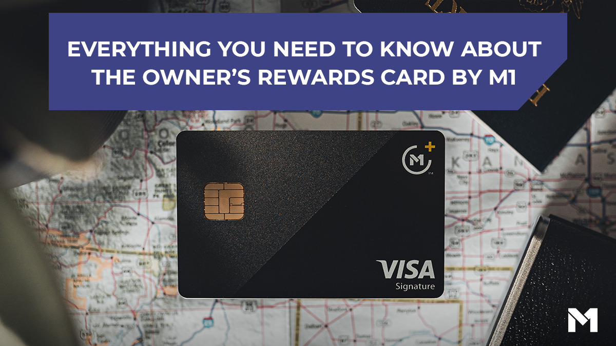 Picture of the credit card with the title 'Everything you need to know about the new Owner’s Rewards Card by M1'