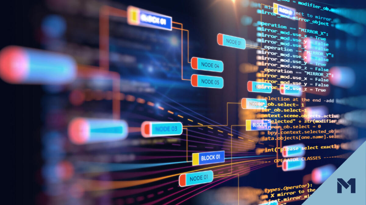 data science workflow on computer screen