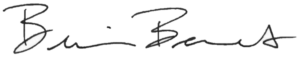 Brian Barnes signature